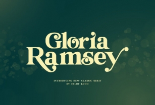 Gloria Ramsey Font Download