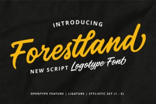 Forestland Font Download