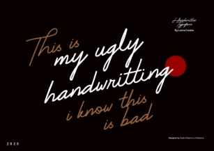 My Ugly Handwritting Font Download