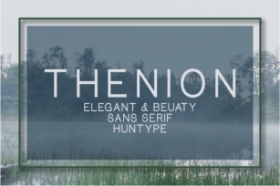 Thenion Font Download