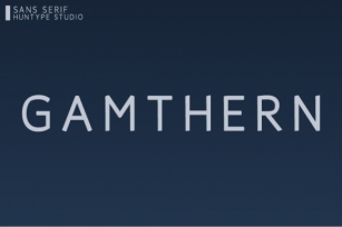Gamthern Font Download