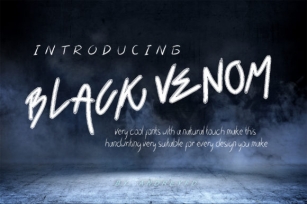 Black Venom Font Download