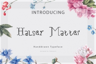 Halsey Matter Font Download