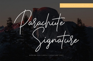 Parachute Signature Font Download