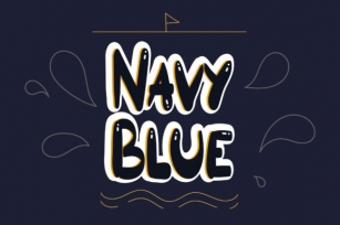 Navy Blue Font Download