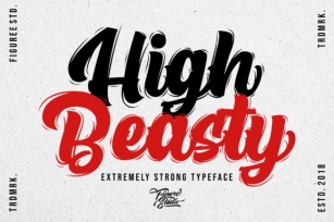 High Beasty Font Download