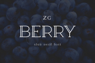 Berry Slab Serif Font Download