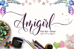 Amigirl Script Font Download