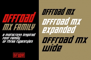 Offroad MX Family Font Download