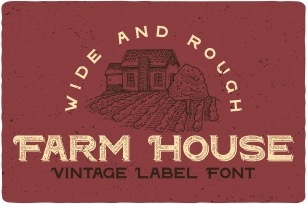 Farm House Typeface Font Download
