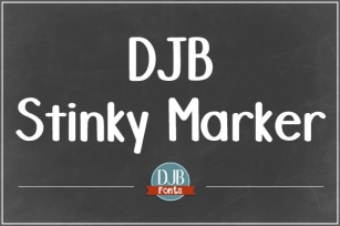 DJB Stinky Marker Font Download