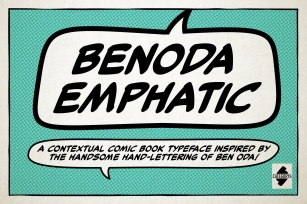 Benoda Emphatic Font Download