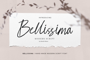 Bellissima Font Download