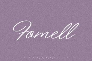 Fomell Font Download