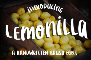 Lemonilla (short)-Brush Font Download