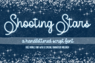 Shooting Stars Script Font Download