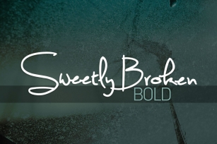 Sweetly Broken Bold Font Download
