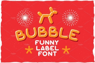 Bubble Vintage Label Typeface Font Download