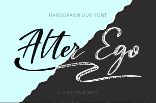 Alter Ego duo font + 2 extra fonts. Font Download