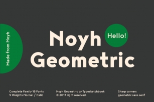 Noyh Geometric Font Download