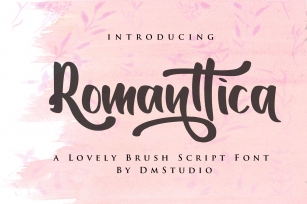 Romanttica-Lovely Brush Script Font Download