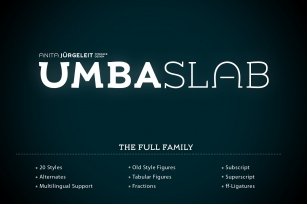 UMBA Slab Font Download