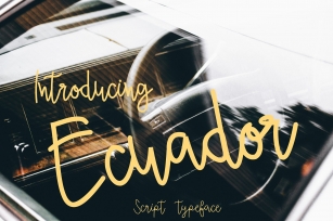 Ecuador (Bonus vector) Font Download