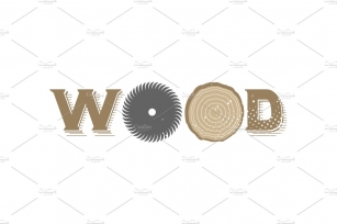 Wood logo Font Download