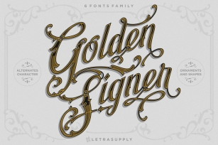 Golden Signer Font Download