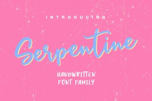 Serpentine Family Font Download