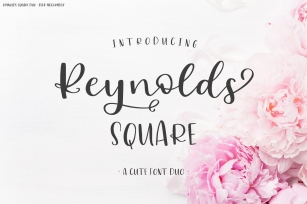 Reynolds Square Calligraphy Duo Font Download