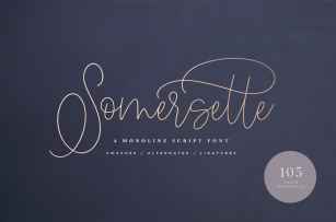 Somersette Script Font Download