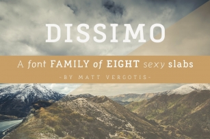 Dissimo Family (8 fonts) Font Download