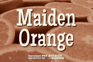 Maiden Orange Pro Font Download
