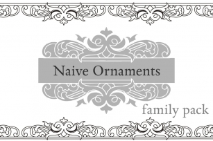 Naive Ornaments Family Pack Font Download
