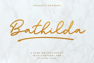Bathilda / Monoline Script Font Download