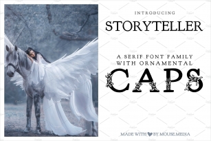 Storyteller Serif w Pretty Caps Font Download
