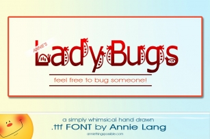 Annie's LadyBugs Font Download