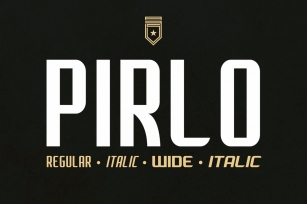 Pirlo (Regular  Wide) Font Download