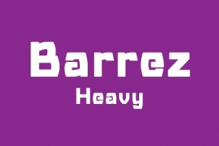 Barrez Heavy Font Download