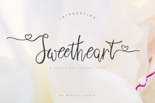 Sweetheart Lovely Calligraphy Font Download