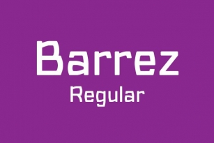 Barrez Regular Font Download