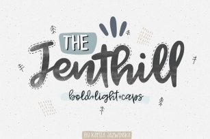 Jenthill Script Family Font Download