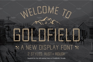 Goldfield Rust + Rough Font Download