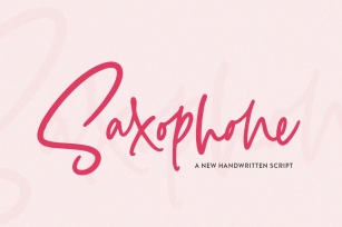 NEW Saxophone Script Font Download