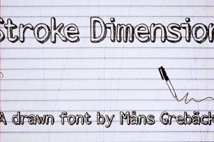 Stroke Dimension Font Download