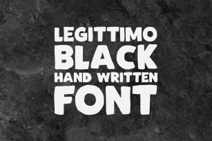 Legittimo Black Font Download