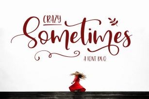 Crazy Sometimes Duo Font Download