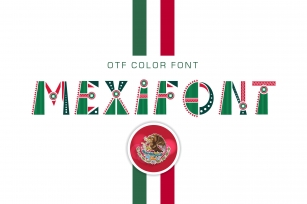 OTF color font “Mexifont” Font Download