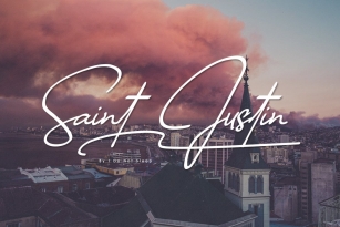 Saint Justin "Signature" Font Download